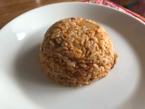 缶詰レシピ⭐️サバトマト焼き飯